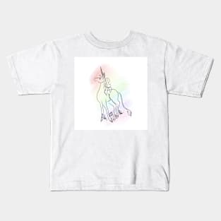 Rainbow Unicorn Kids T-Shirt